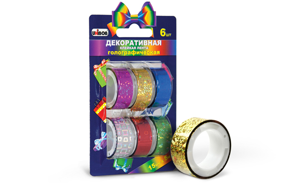 UNIBOB® decorative holographic adhesive tape