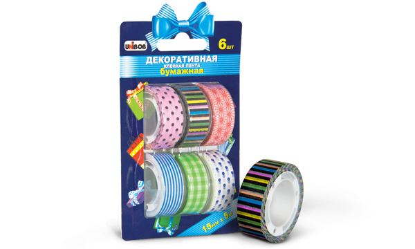 UNIBOB® decorative adhesive paper tape