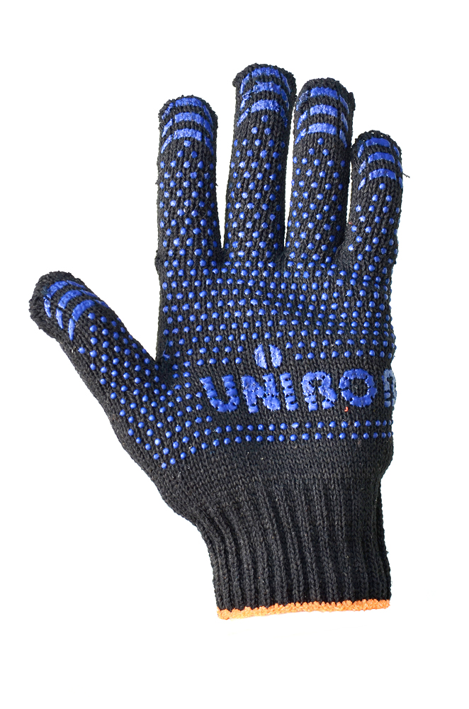 Half wool gloves with PVC coating UNIBOB, 10 class